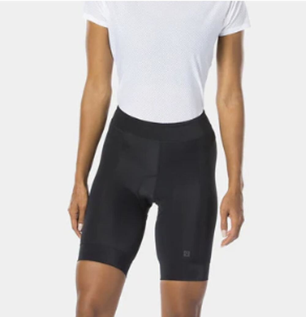 Bontrager Solstice Shortie Short Medium Womens Black Cycling Shorts